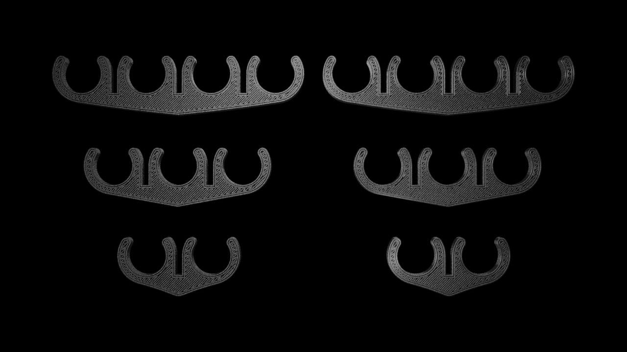 Black Nylon 6mm Spark Plug Wire Separator Set