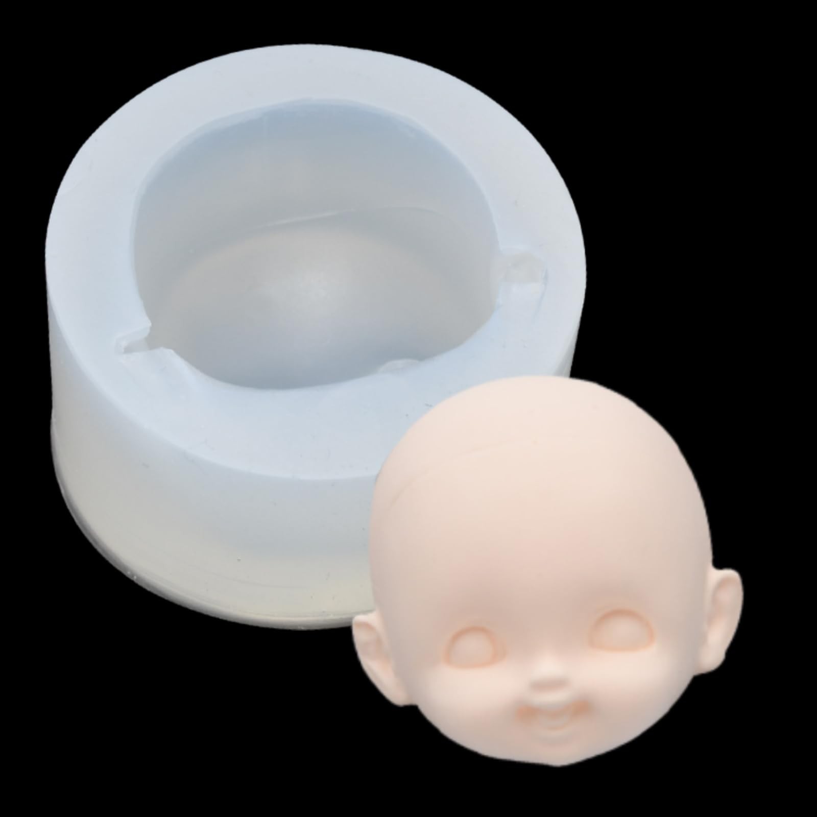 Doll Face Silicone Clay Mold Human 3D D Style