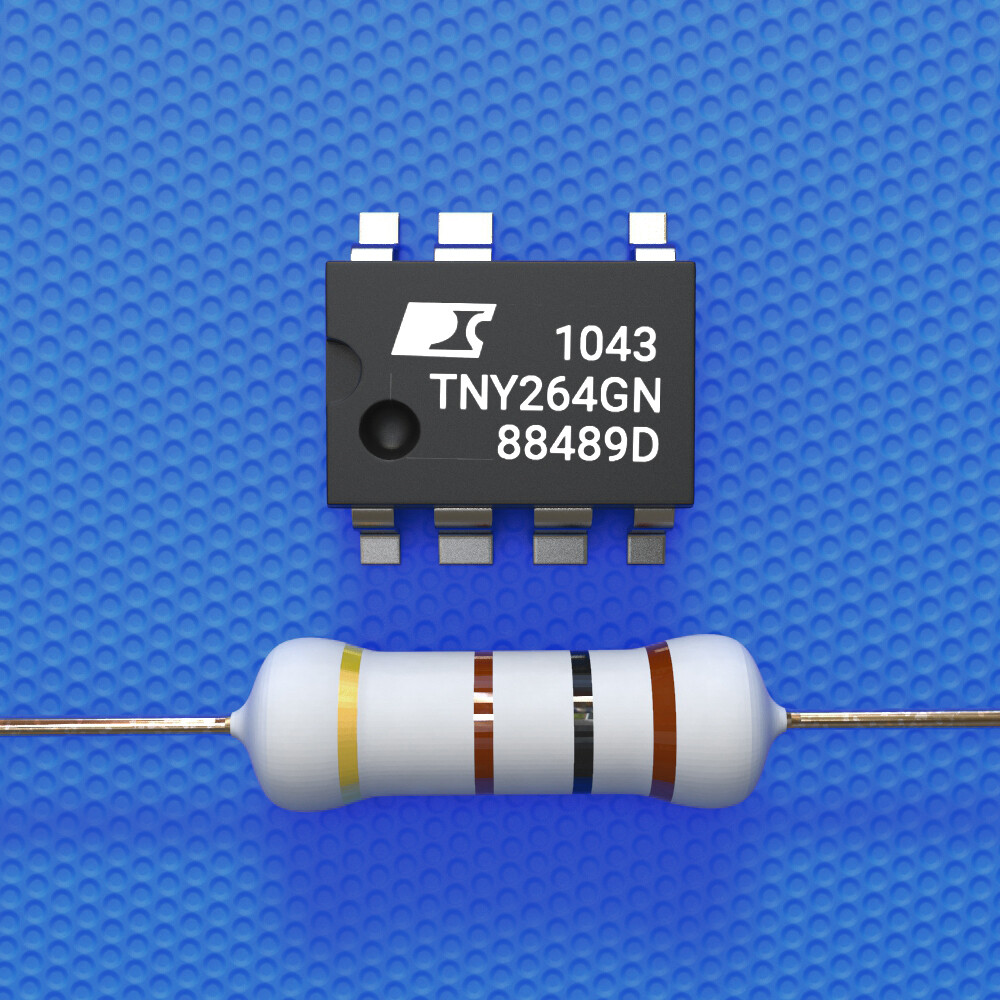 TNY264GN +1 resistor 100 Ohm 3 Watt repair kit AEG, Whirlpool, Bauknecht