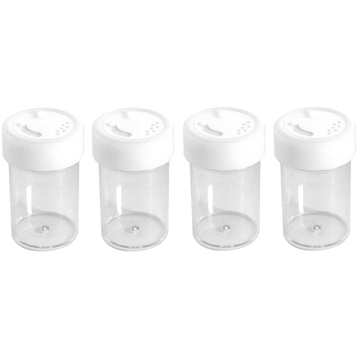 Glitter Shaker Jars 2" 4/Pkg Empty
