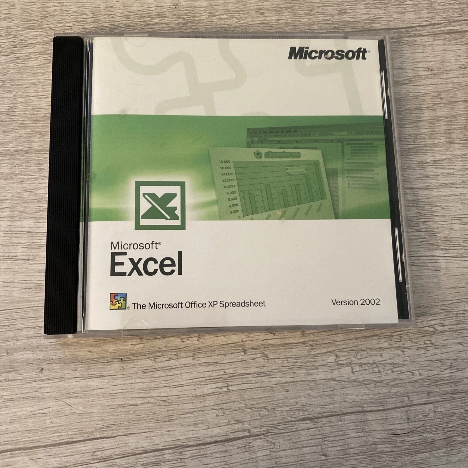 Microsoft Excel 2002 CD-ROM Upgrade Office Windows With Key