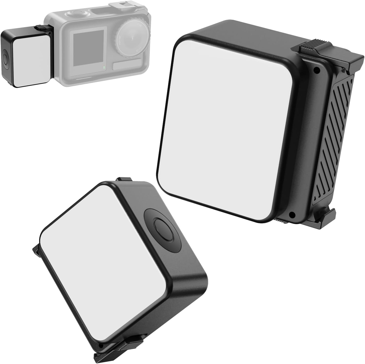 Mini vlogging led light action camera video fill lighting magnetic mount