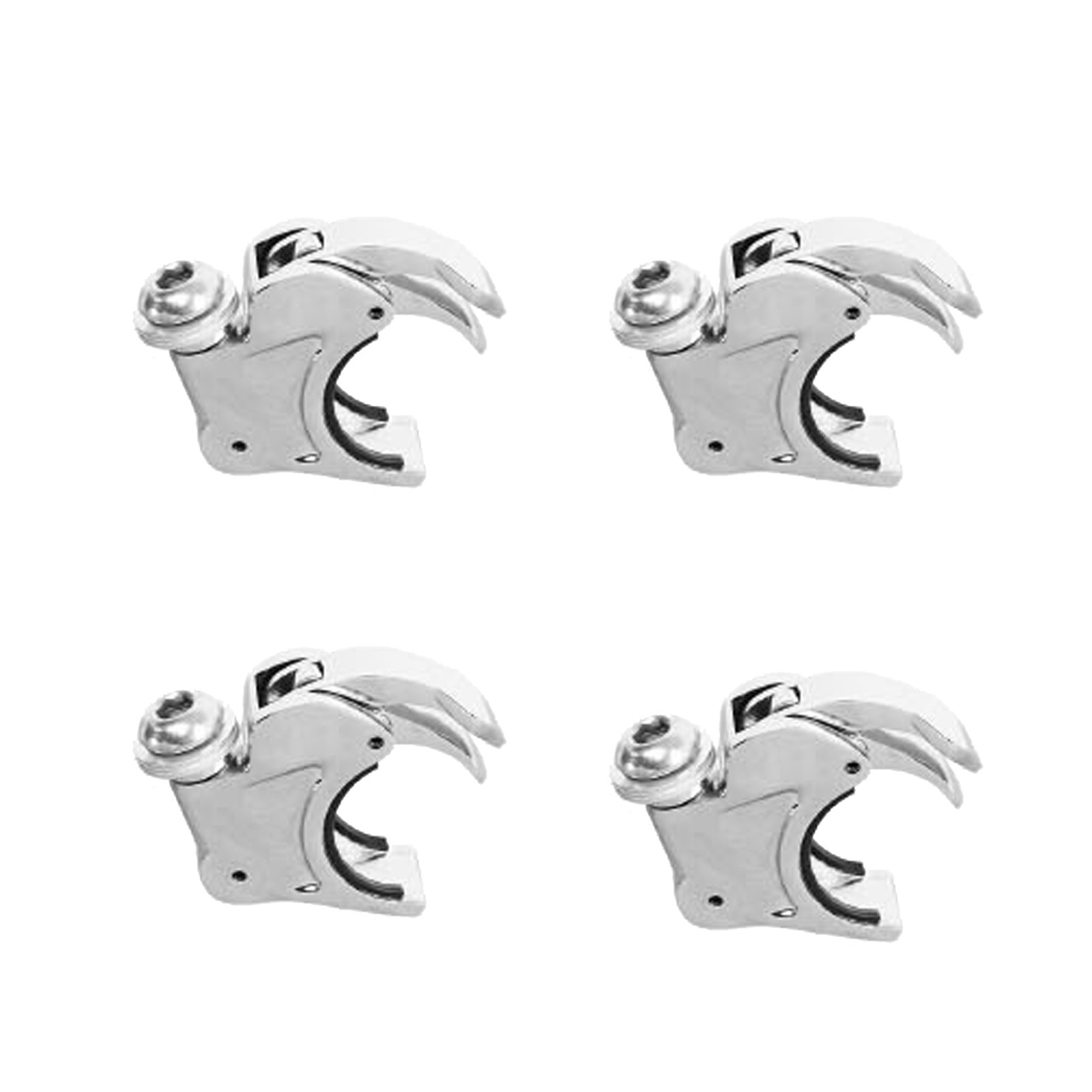 4X 41mm Fork Quick Release Detachable Windshield Clamps Fit For Harley Dyna