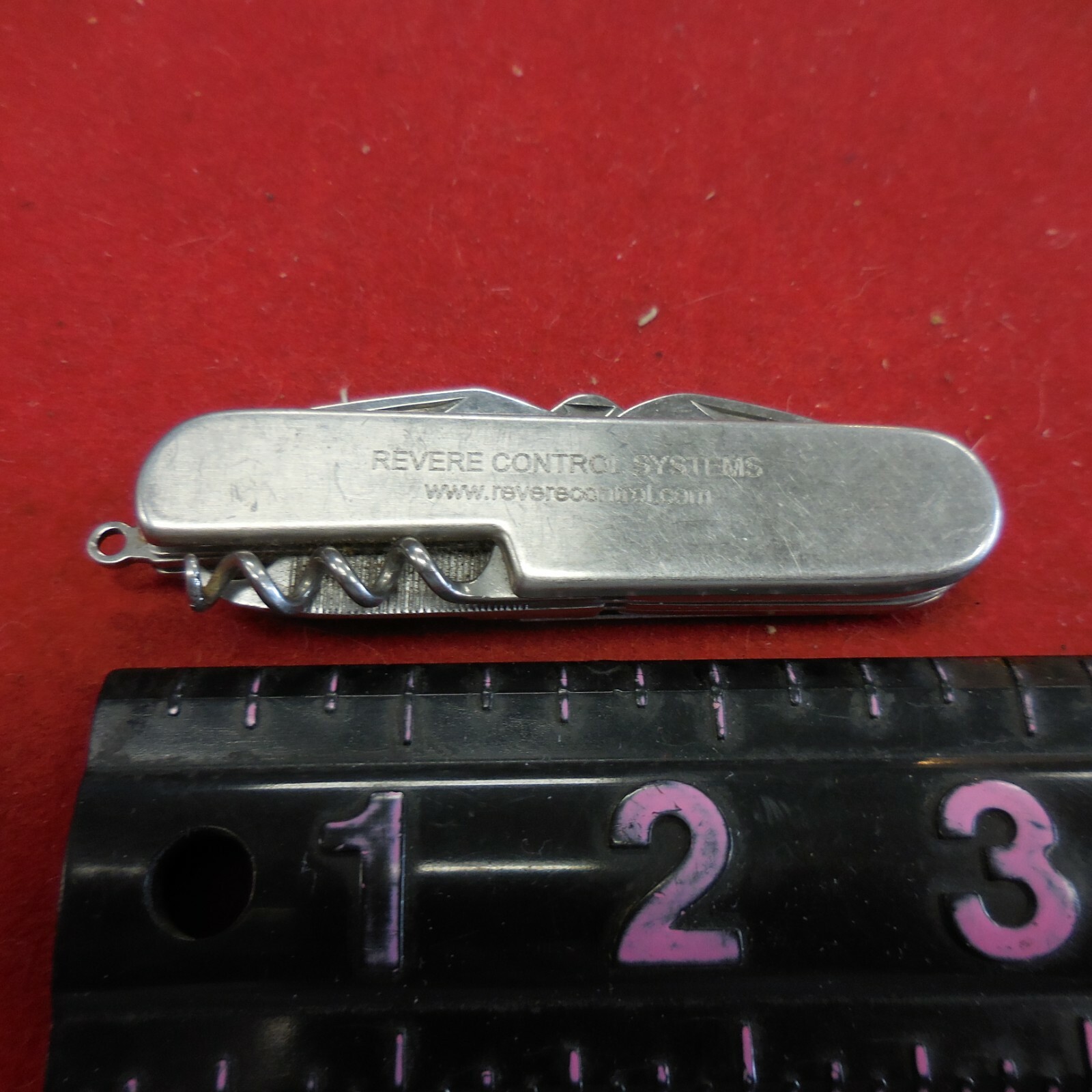 Multi-Function Features Stainless Steel Pocket/Tool Knife REVERE CONTROL SYSTEMS