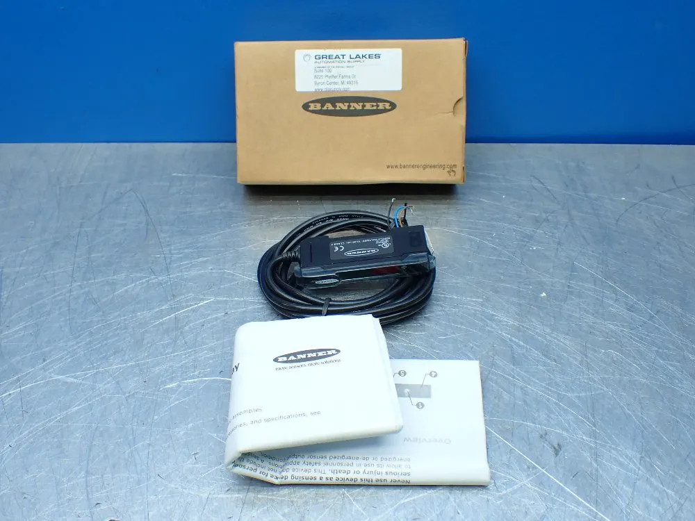 BANNER DF-G2B-PS-2M FIBER OPTIC AMPLIFIER UNIT.  87626  07211500221