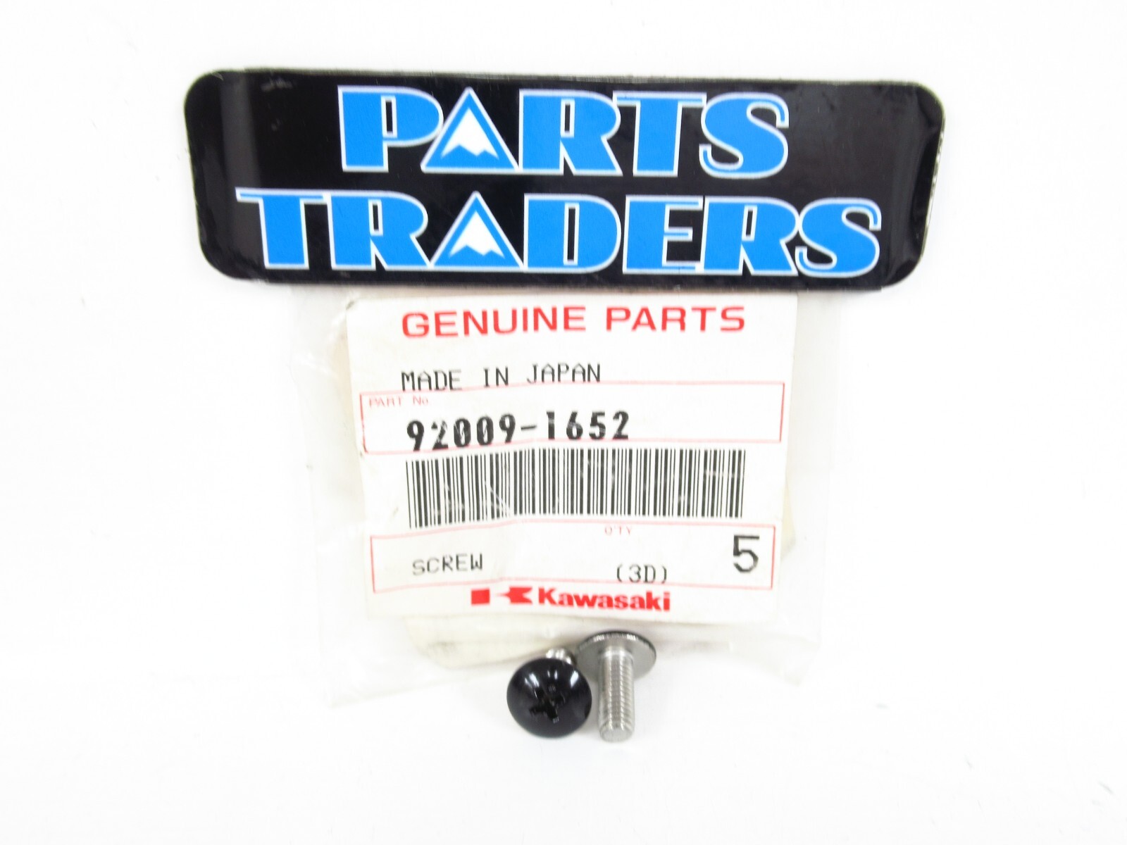 NOS Genuine Kawasaki Screw Set Of 2 Ninja 250R/500 Vulcan 500/800/1500