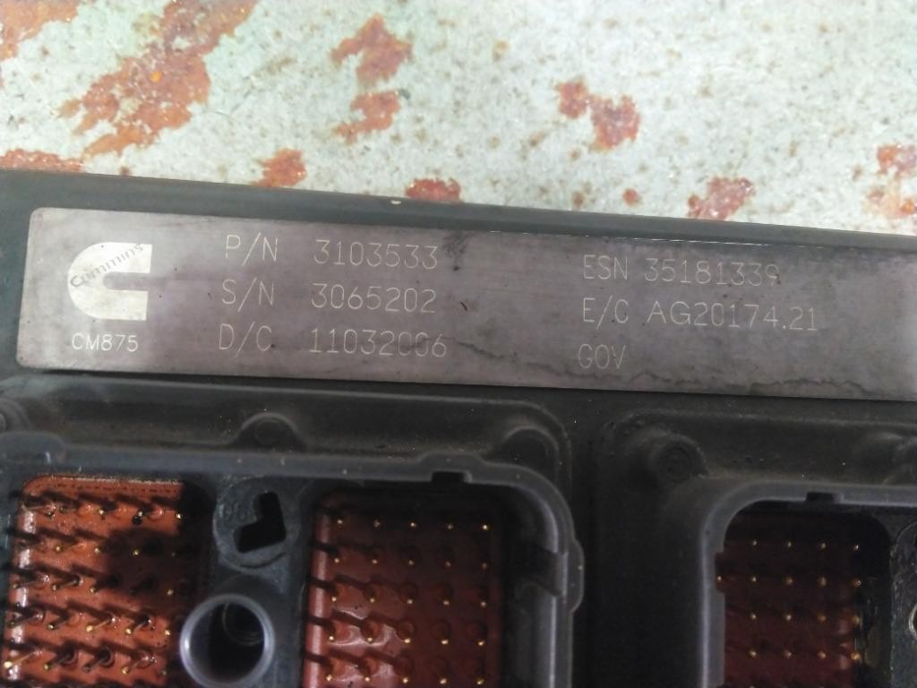 Replaces 3103533 2007 CUMMINS ISM ENGINE CONTROL MODULE (ECM) , MD