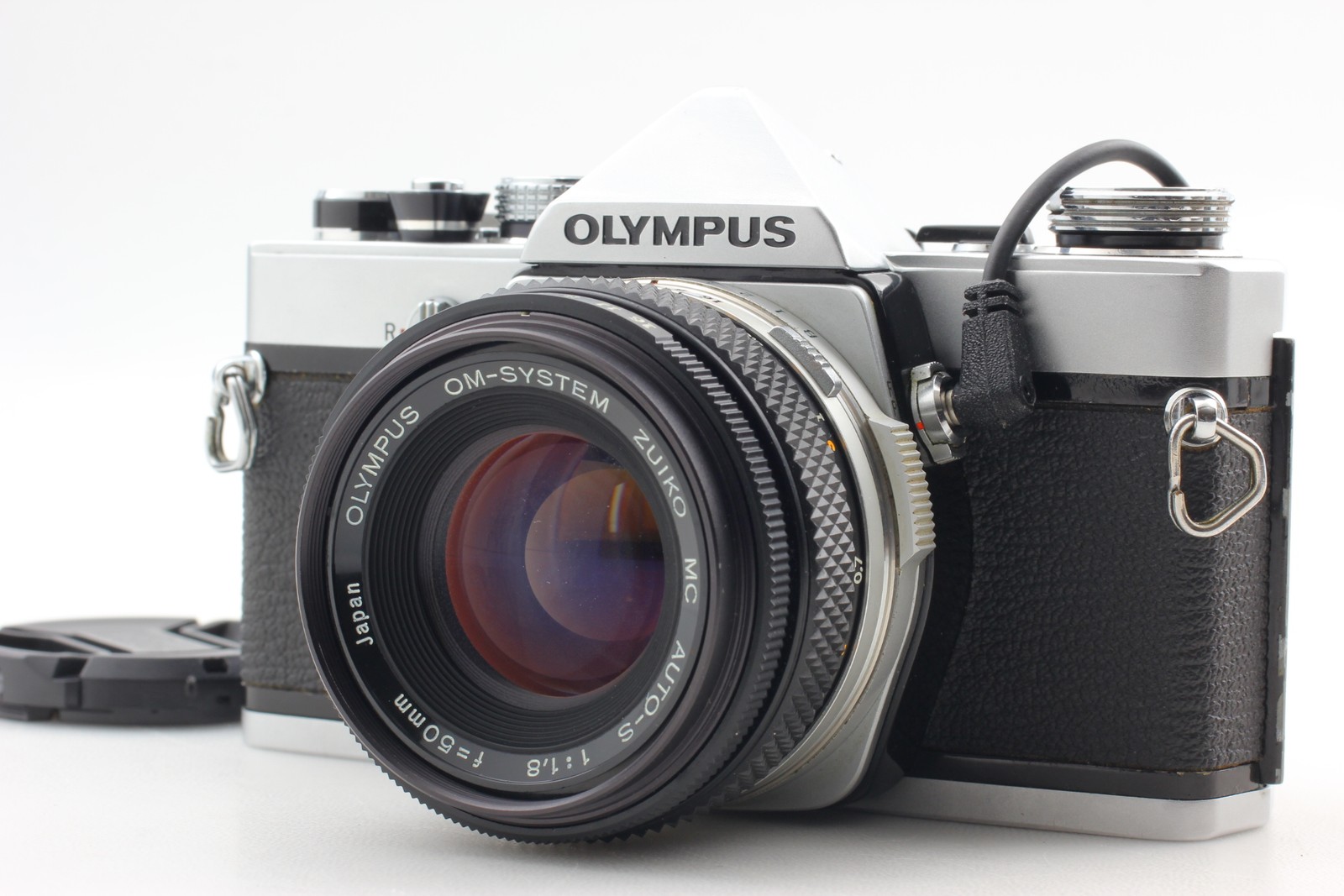 [N MINT] Olympus OM-1 SLR 35mm Film Camera  Zuiko Auto-S 50mm f1.8 Lens JAPAN