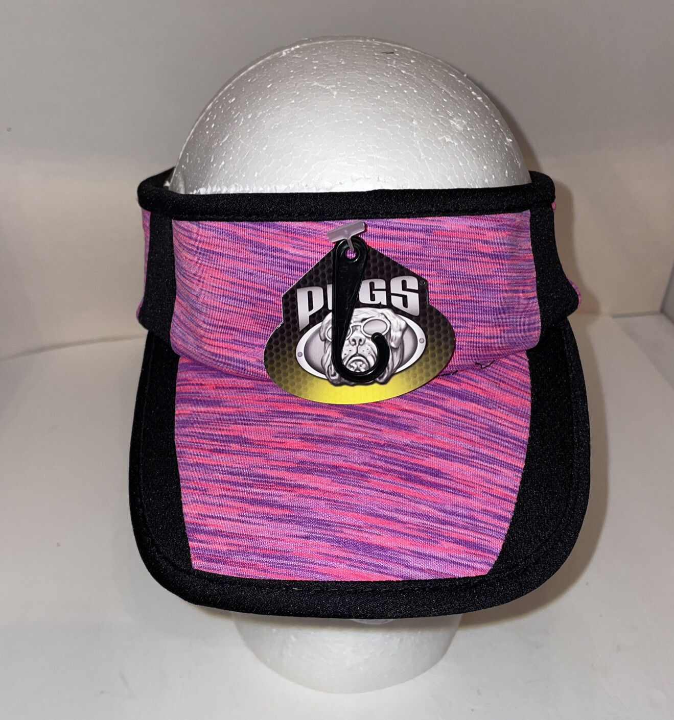 Pugs Holdings Visor BCA Performance Pink Purple SBT Golf Hiking Adjustable NWT