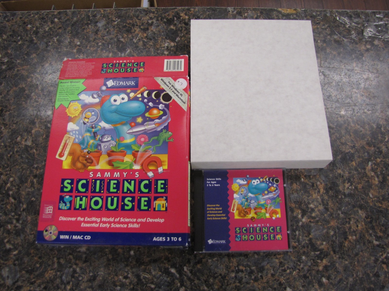 Sammy's Science House - Edmark 1995 Educational CD-Rom Ages 3-6 WIN / MAC -HW27
