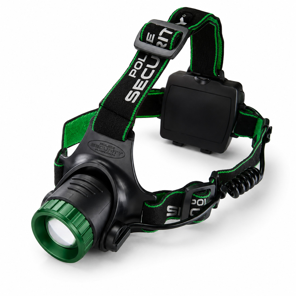 Police Security Elite Blackout Rechargeable Headlamp 1000 Lumens 98730 New