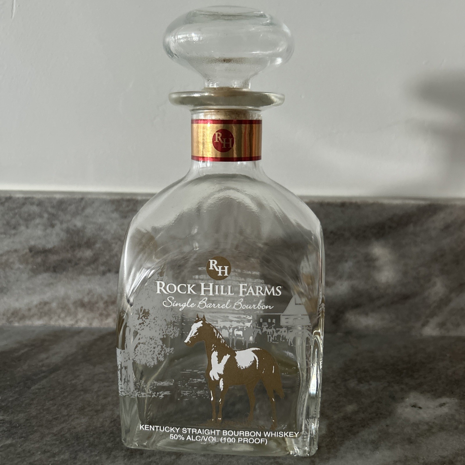 Rock Hill Farms Bourbon - Decanter Bottle - Unrinsed pappy van winkle Michters