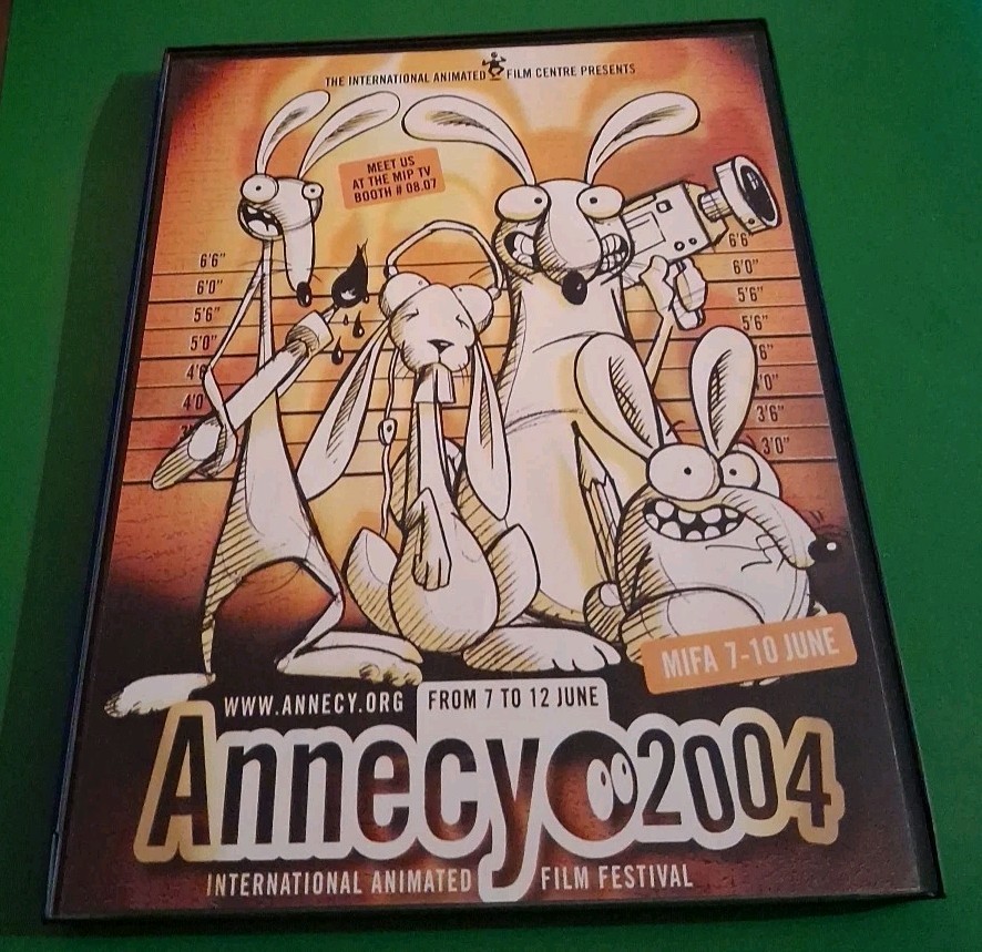 Anncey 2004 International Animated Film Festival Framed Print Ad 2004 8.5x11