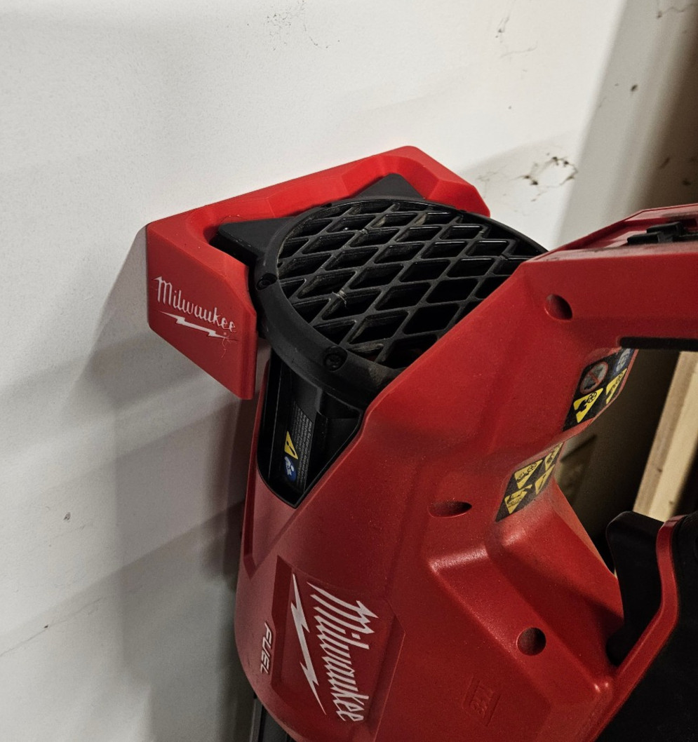 3D Printed Milwaukee M18 Fuel Leaf Blower Wall Mount (2724-20)