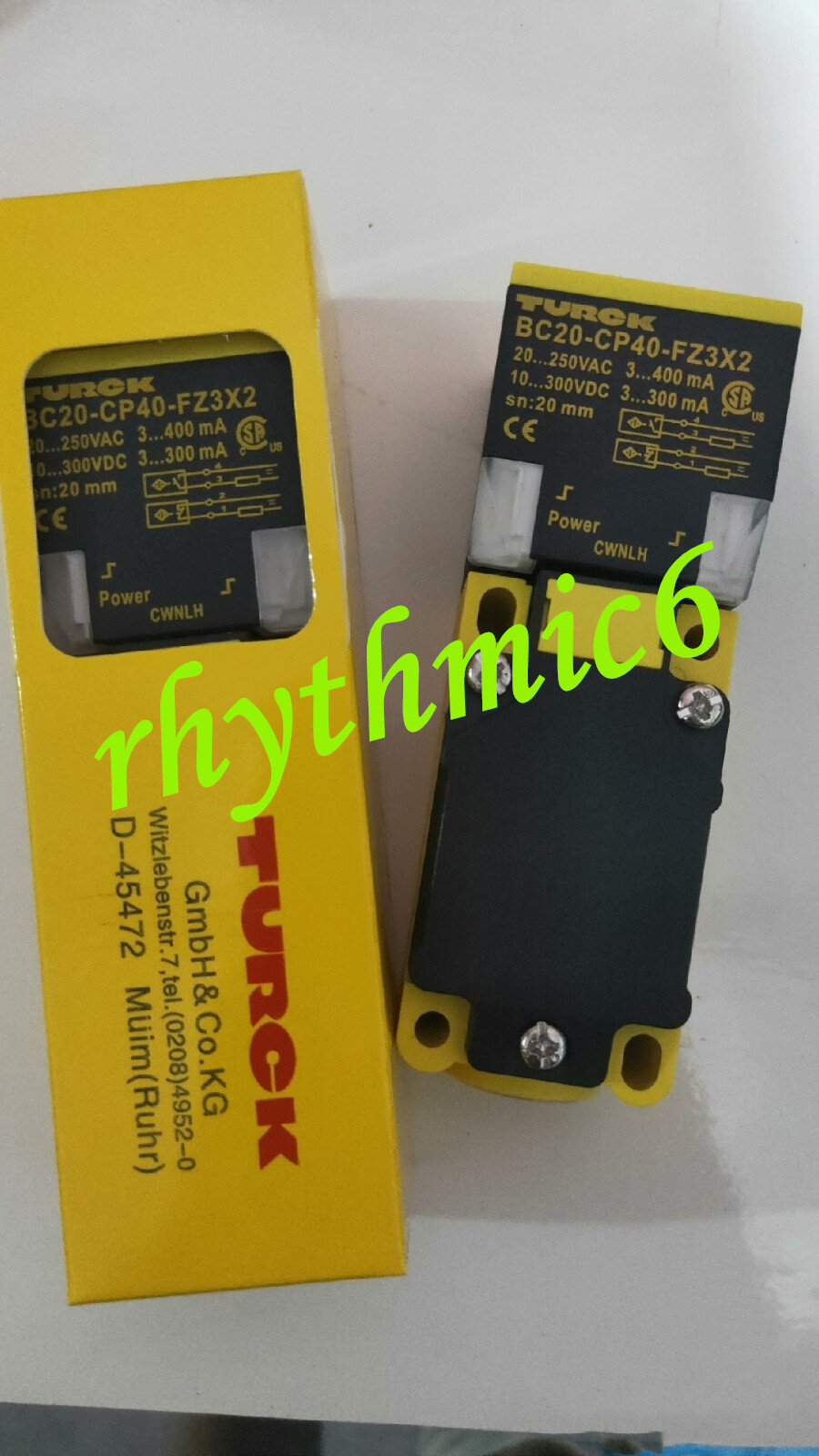 Brand New TURCK BC20-CP40-FZ3X2 Proximity Switch Sensors