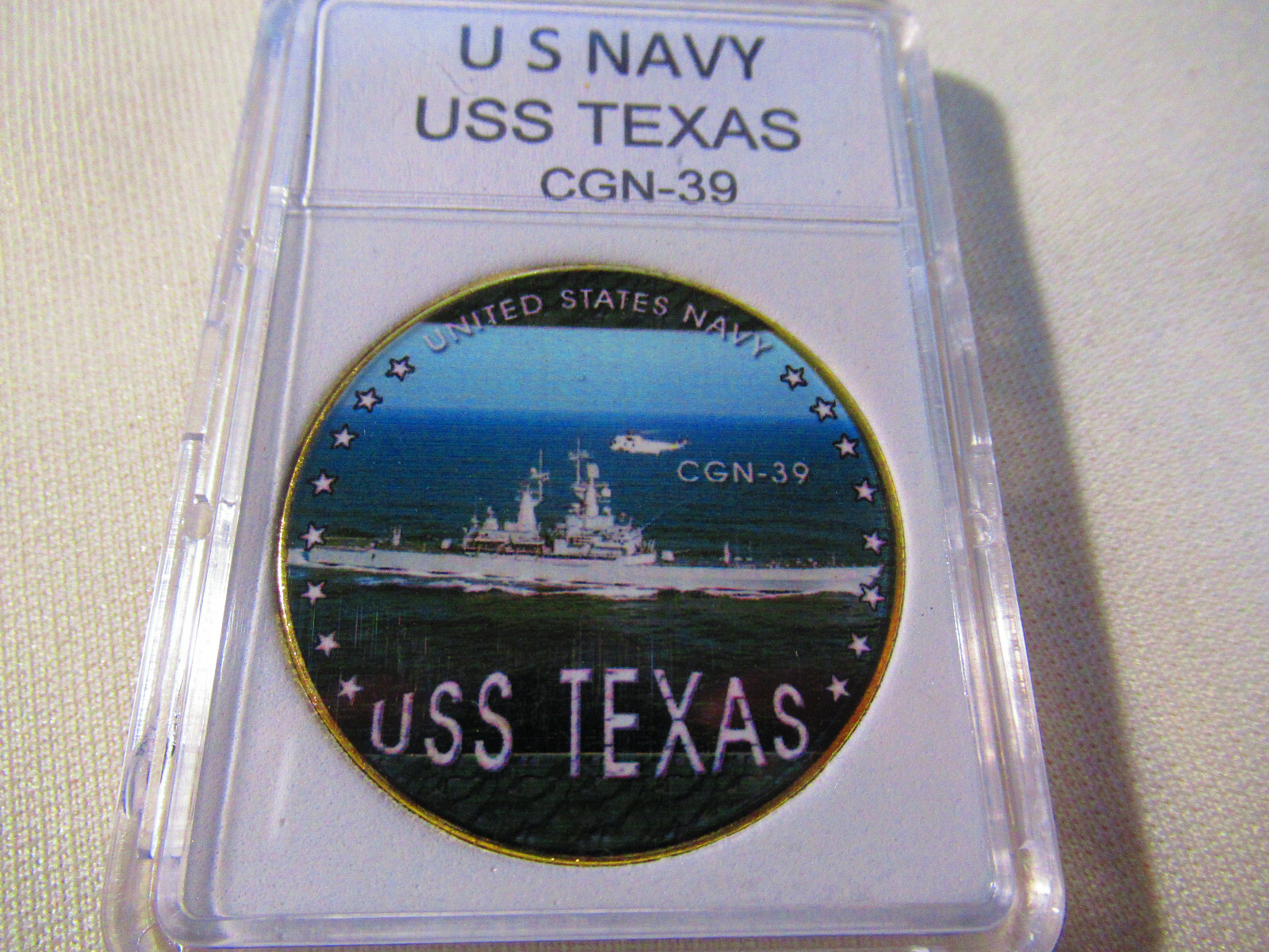 US NAVY - USS Texas (CGN 39) Challenge Coin
