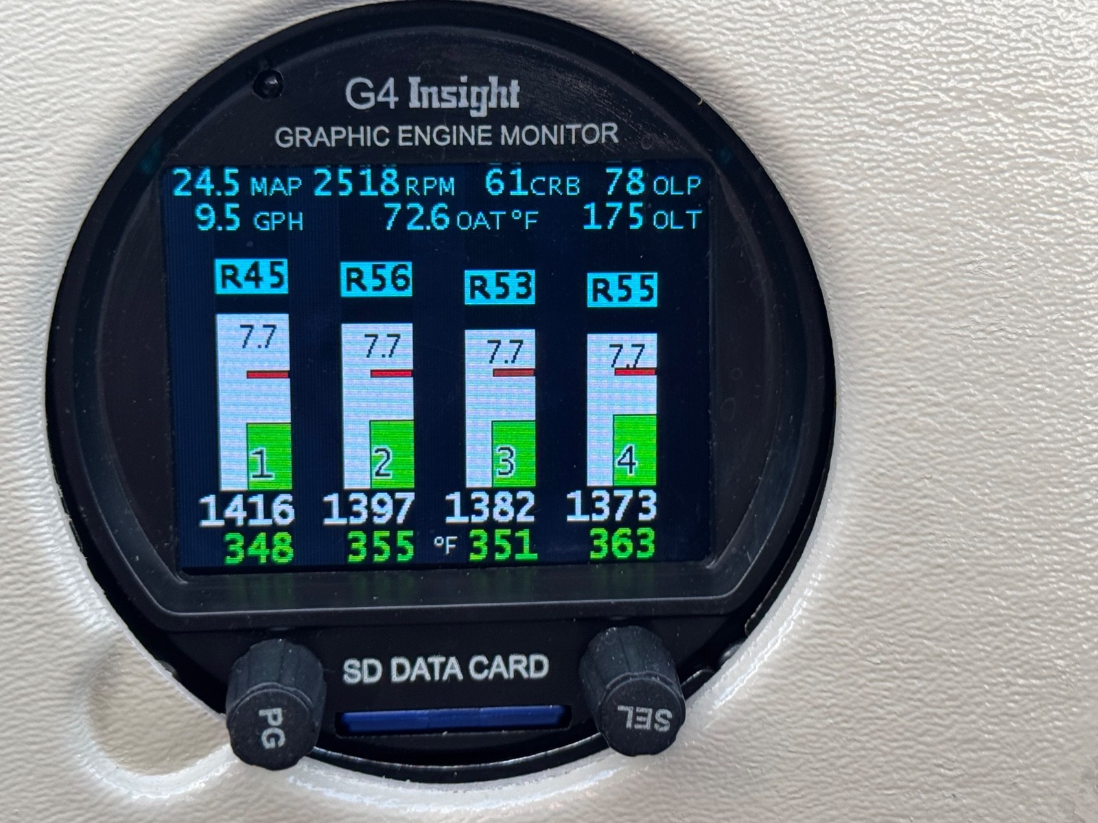 Insight G4 Engine Monitor w/Probes, Sensors, and Harness - FREE SHIPPING!