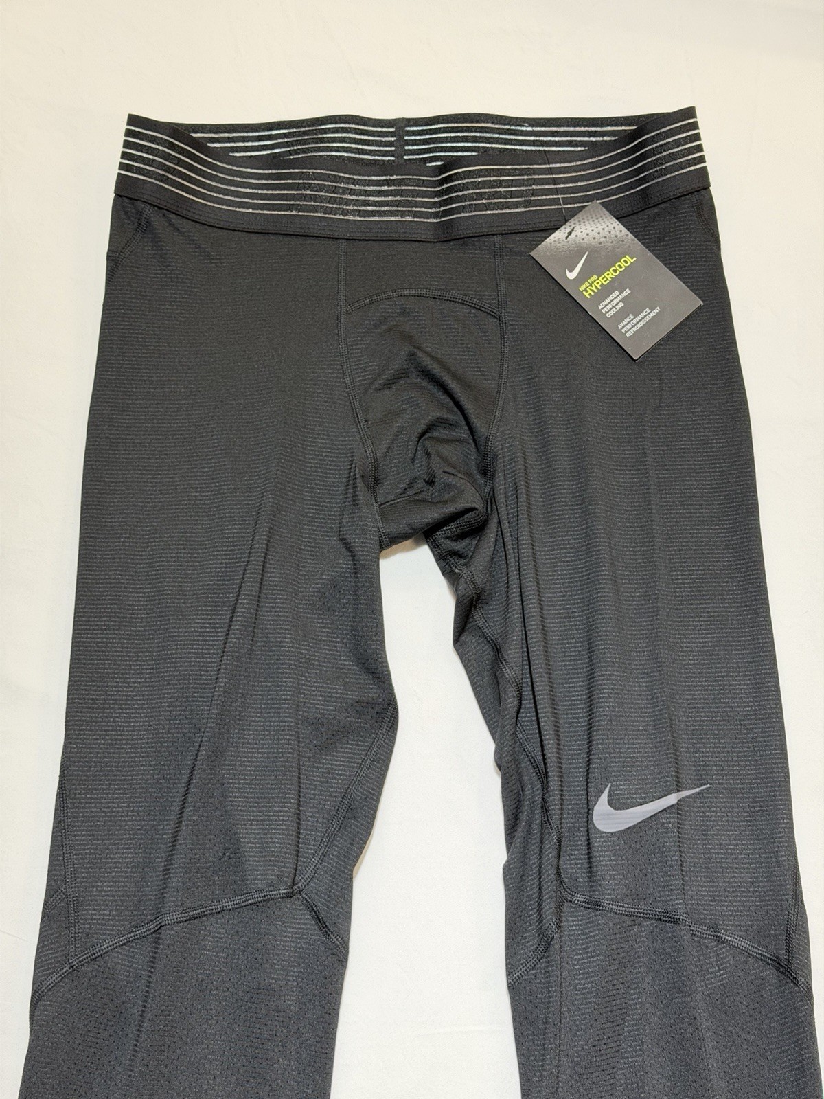 Nike Pro Men's Compression Base Layer Pants Black L-Tall Compression