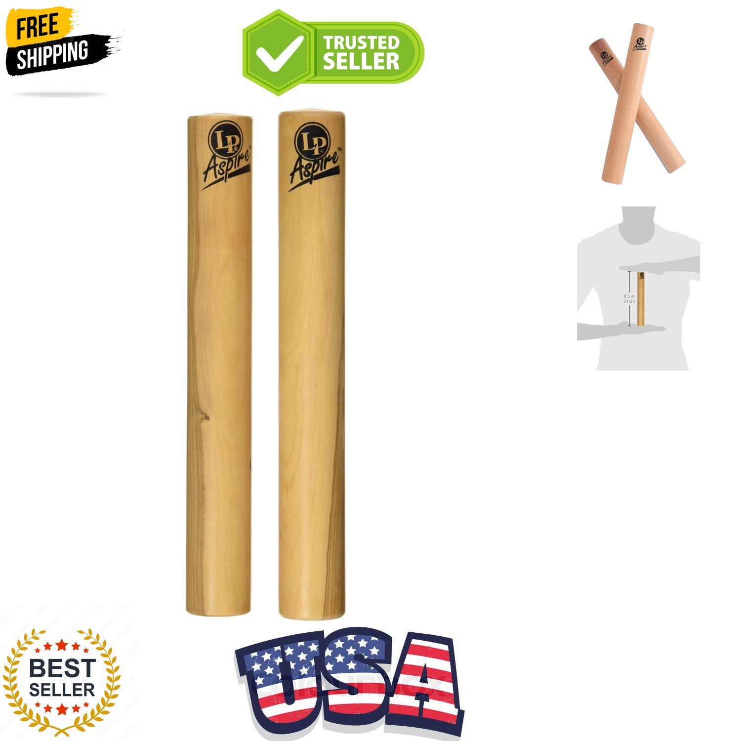 White Wood Clave