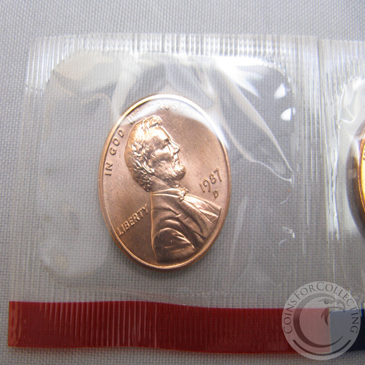 1987-D UNC CELLO LINCOLN MEMORIAL PENNY NICE COIN **MAKE AN OFFER**