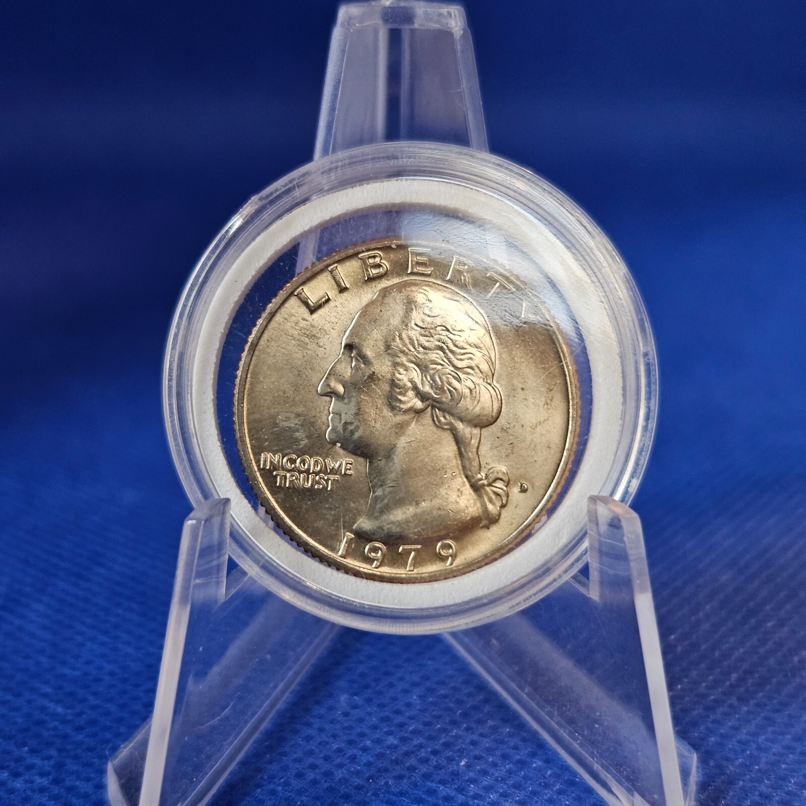 1979-D Washington Quarter Dollar US Mint State Condition & Bright Cameo - Wow!