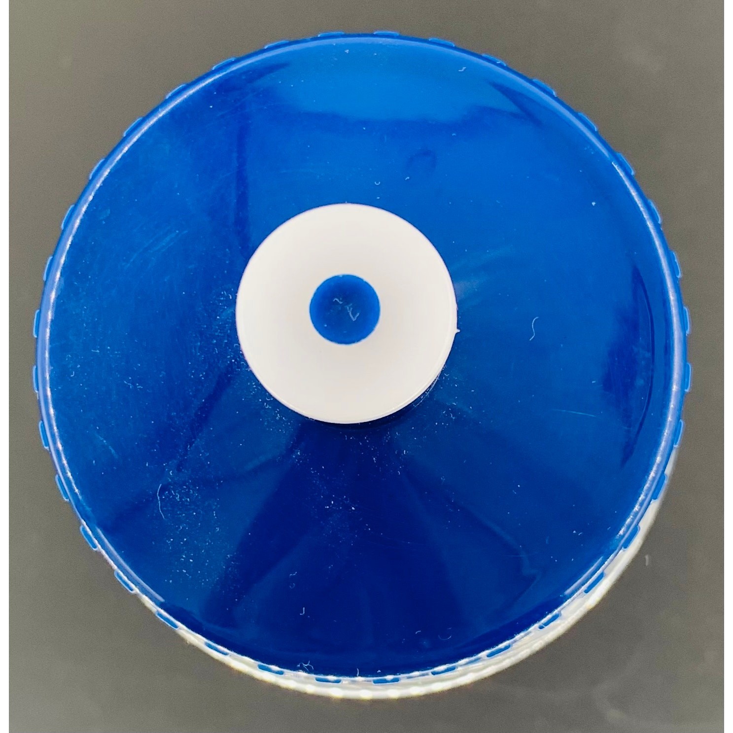 Clear Water Bottle Plastic Retool Blue Cap & Valve 24 Oz Bicycle Spill Proof