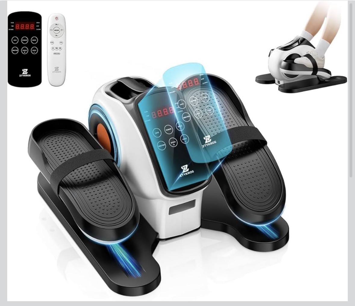 Under Desk Elliptical Machine, Ellipse Leg Exerciser as Seen on Tv While Sitting