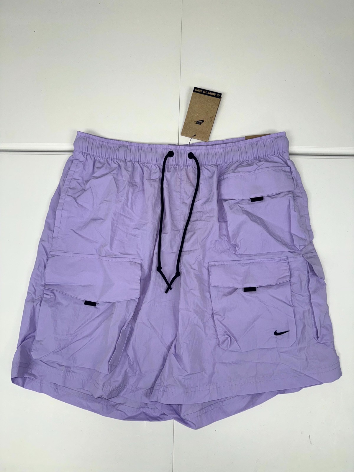 Nike Tech Woven Cargo Shorts Mens Hydrangeas Purple Utility HJ0677-515