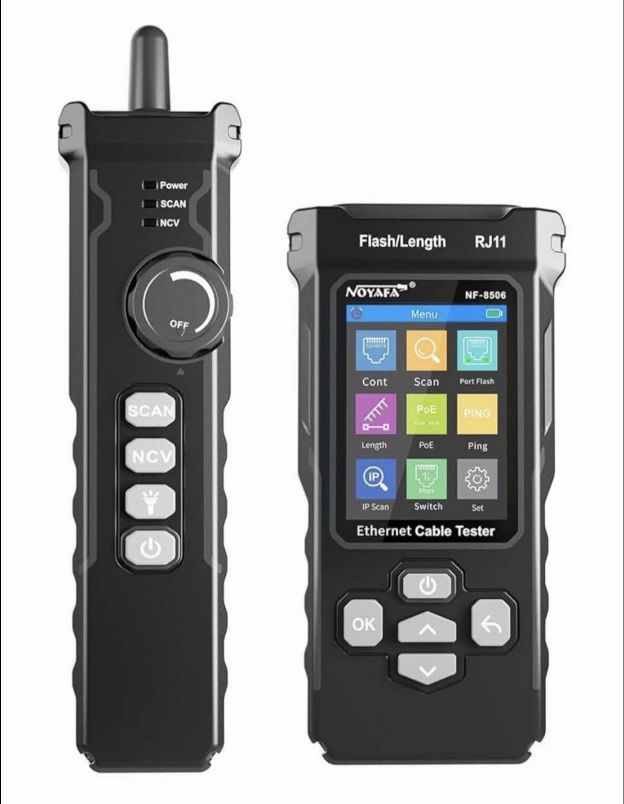CAT5 CAT6 Ethernet Cable Tester, PoE PingTest,