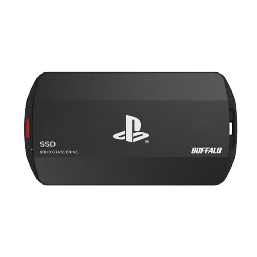 Buffalo SSD External 4.0TB Officially Licensed for PlayStation SSD-PHO4.0U3-B/N