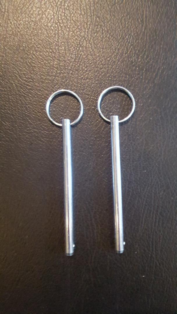 2 Hitch Pins for Total Gym 2000/3000/XL/XLS/FIT Wing Attachment/Foot Holder