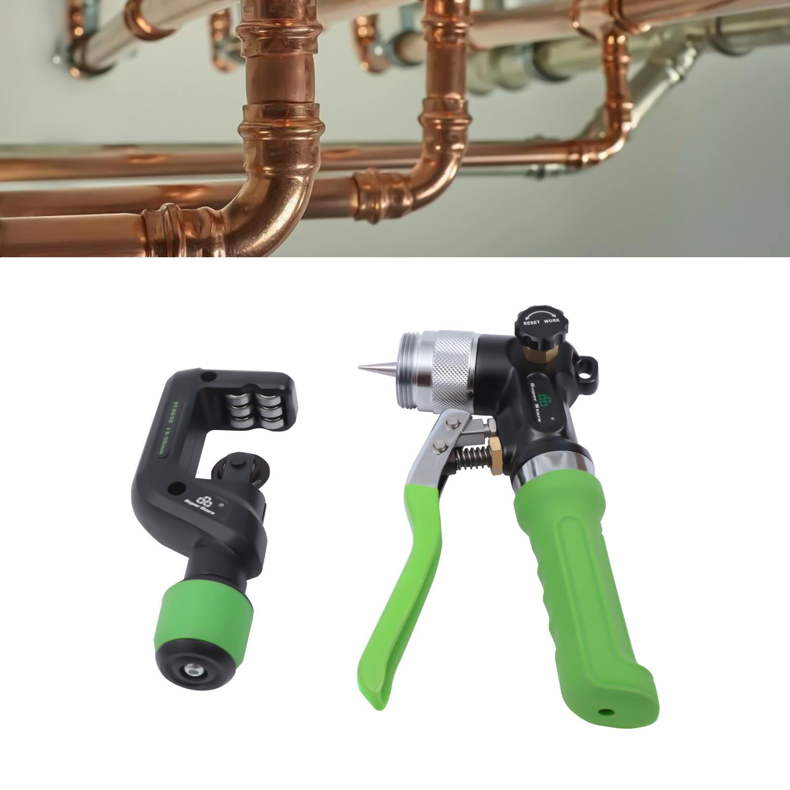 Hydraulic Expander HVAC Hydraulic Swaging Tool Set Tubing Expanding Copper Tube