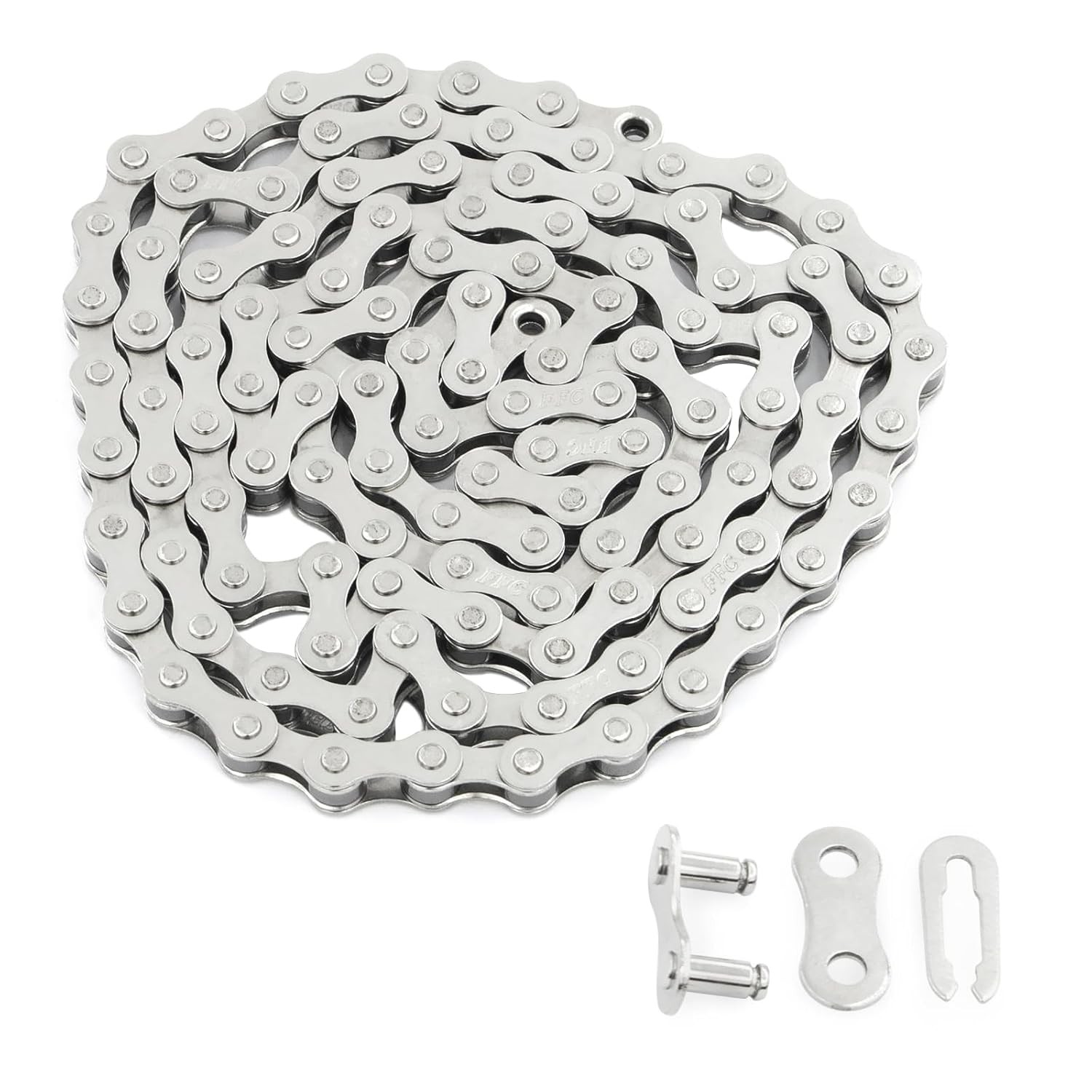 Single Speed Bicycle Chain 1/2" x 1/8" 104 Links for Single Speed Bikes
