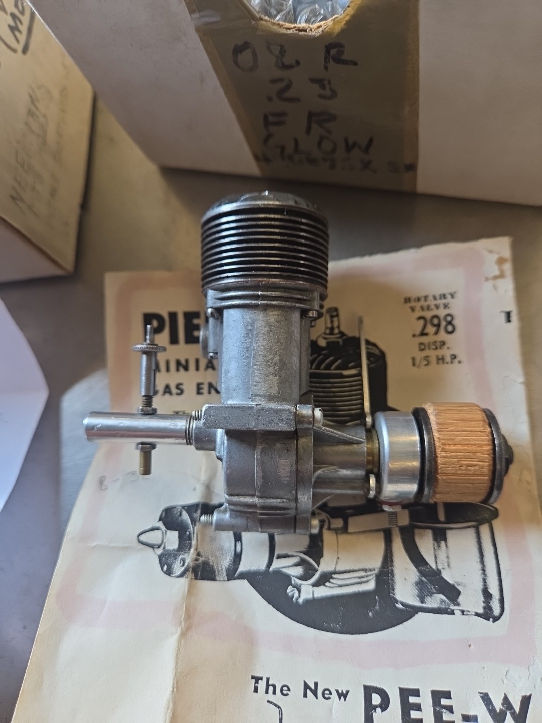 Pierce 29 Ff Cl Airplane Engine Rare