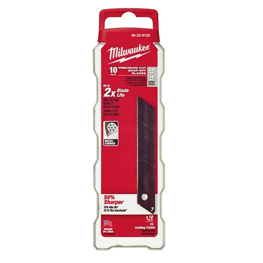 Milwaukee 48-22-9125 48-22-9125 10PK 25M Snap Blade