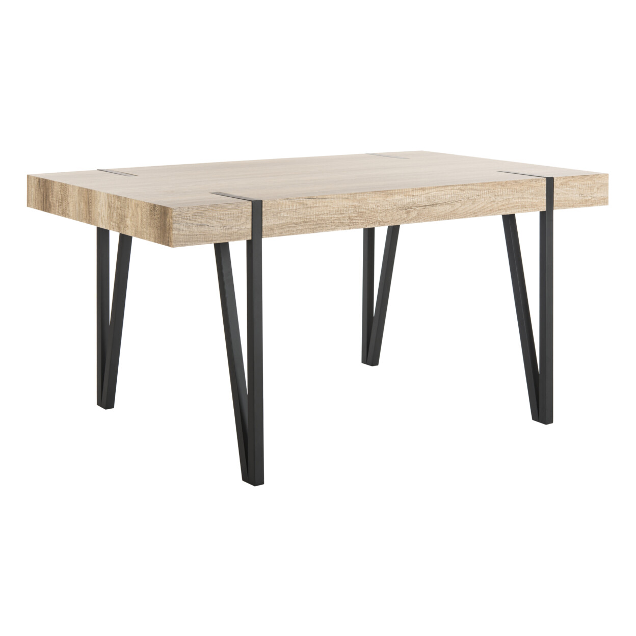 SAFAVIEH Alyssa Dining Table | Multi / Brown |