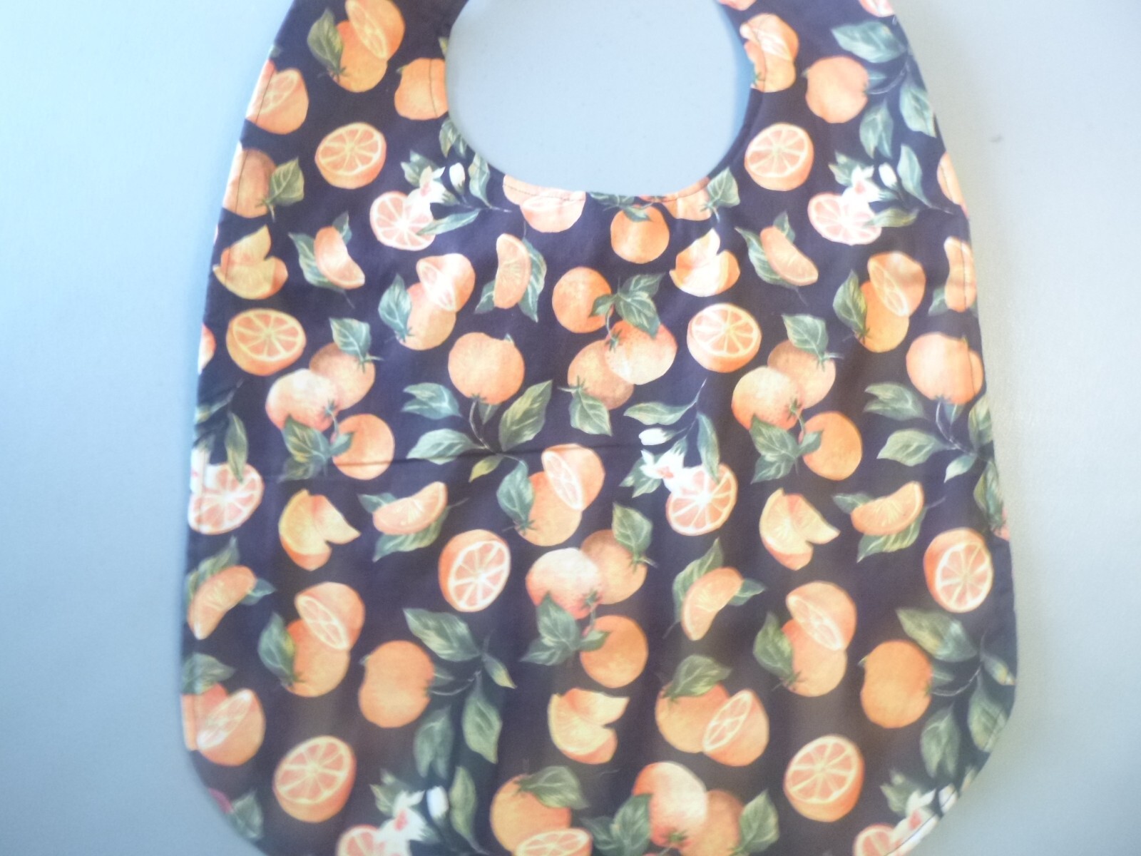 Adult Bib/Clothing Protector double thickness with Quilted Diamond Backing