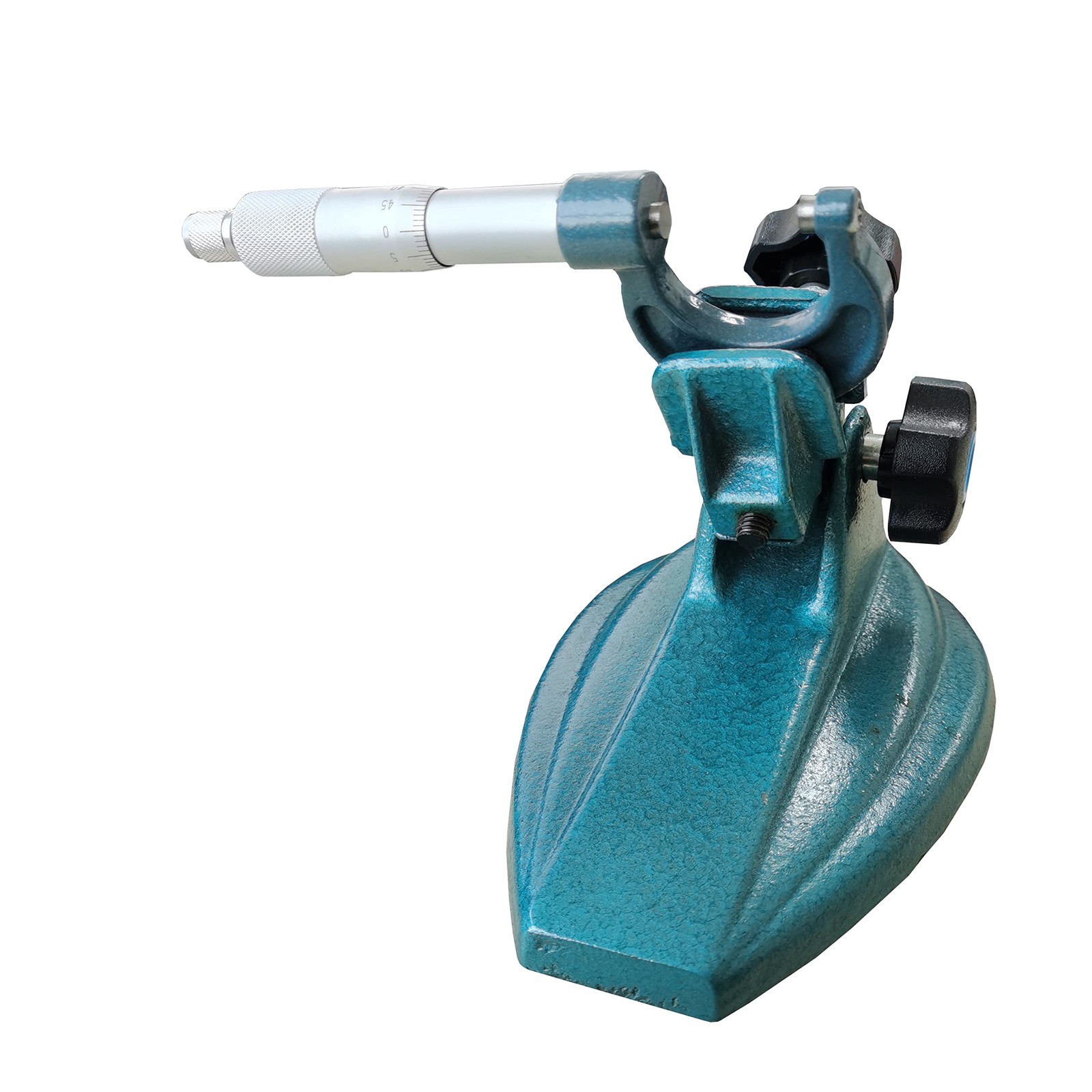 (R) Precision Micrometer Stand Holder Base Cast Iron for 0-4" Micrometers