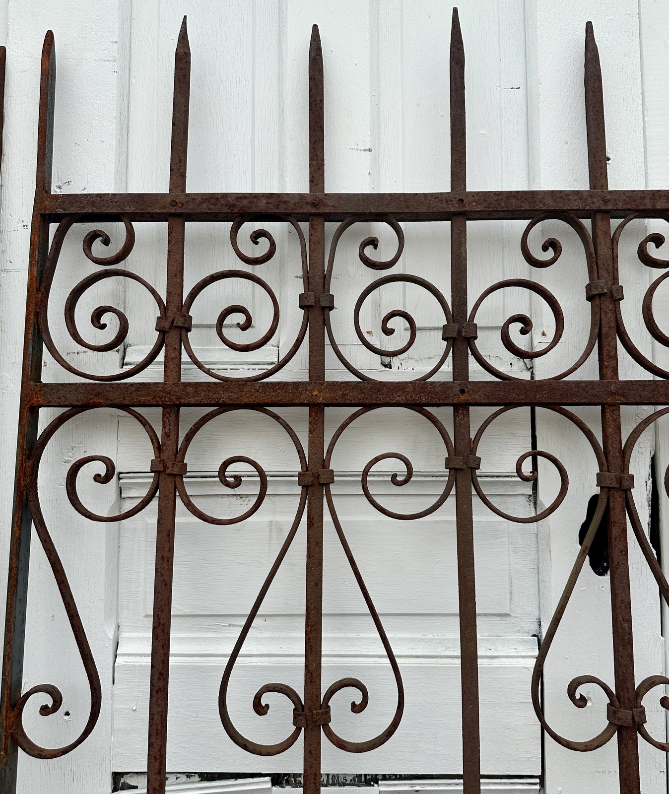 Antique Iron Garden Gate Pair GA20339