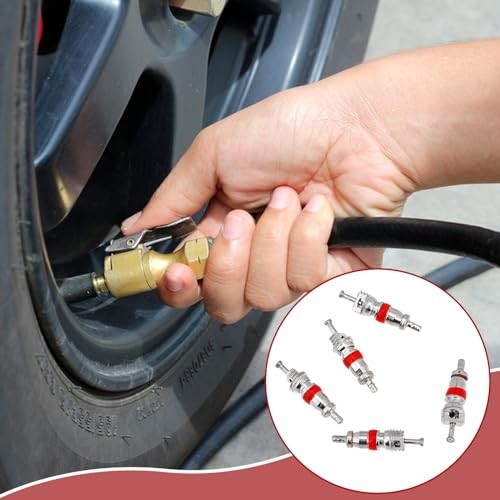 100pcs Valve Stem Core Replacement Kit, Premium Tyre Tire Valve Cores, Tire