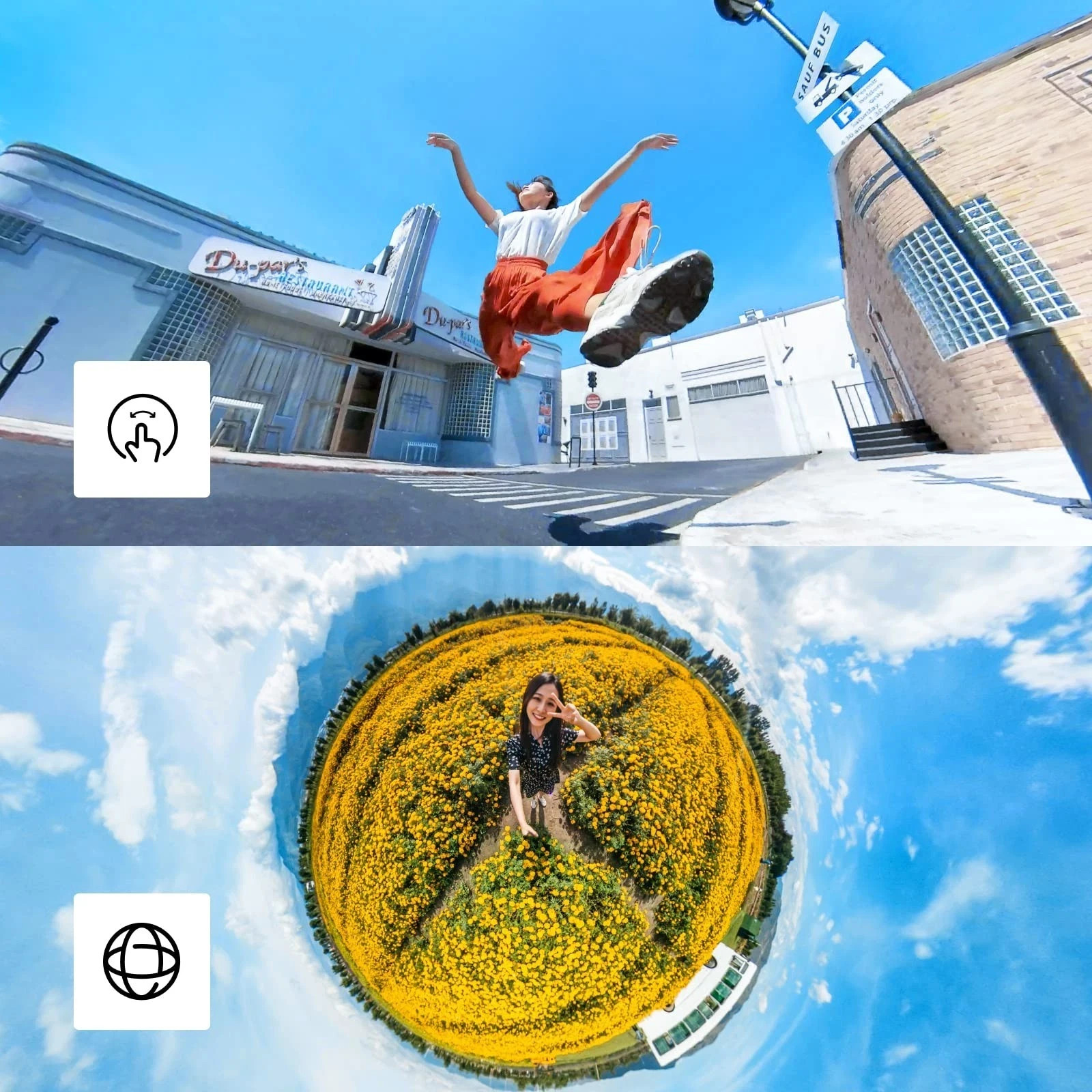 Insta360 One X2 Pocket Action Camera 5.7K 360 Degree Voice Control Camera