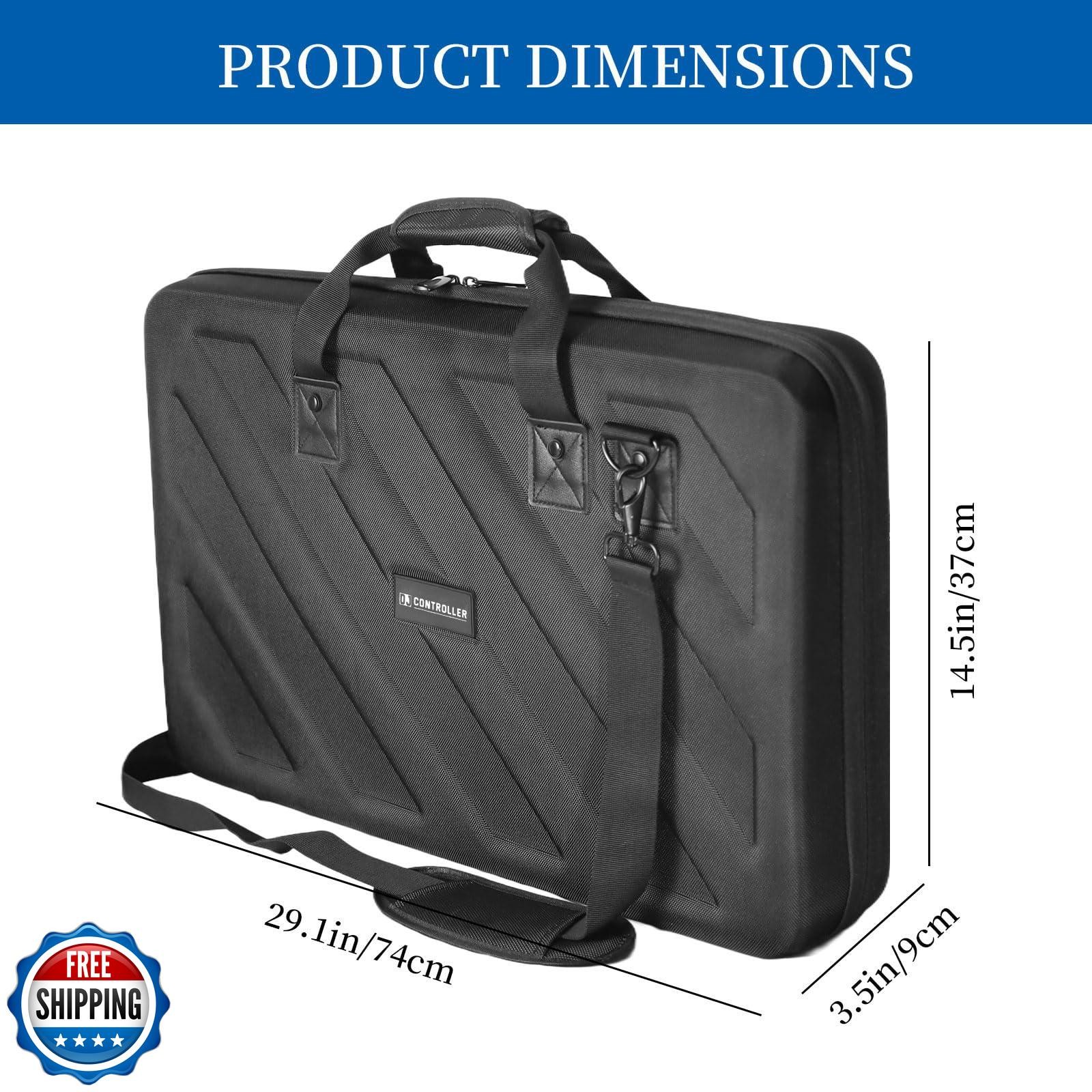 CAIOVSE DJ Controller Case Compatible with Pioneer DJ Controller