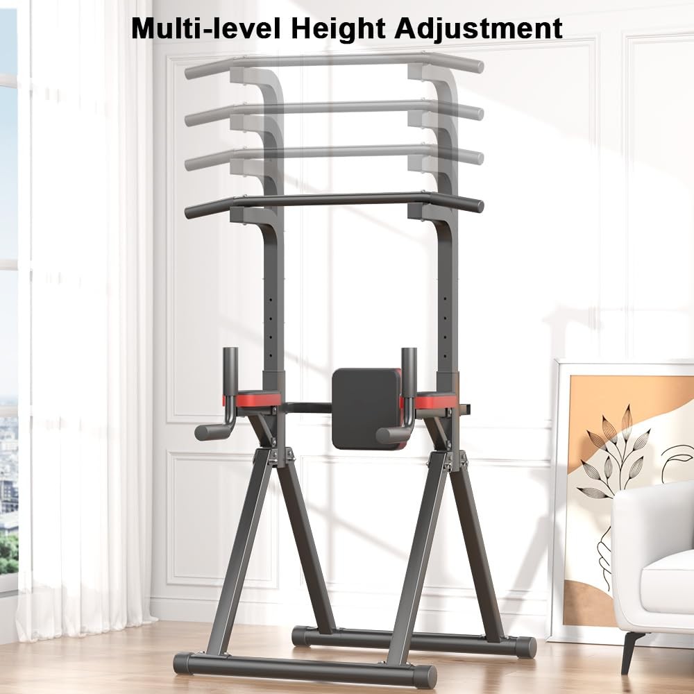 Foldable Power Tower Adjustable Multifunction Pull Up Bar Tower Station