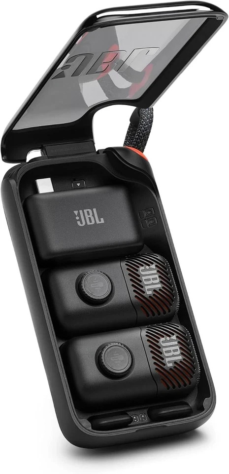 JBL EasySing Mic Mini Duo Compact Wireless Microphone Black