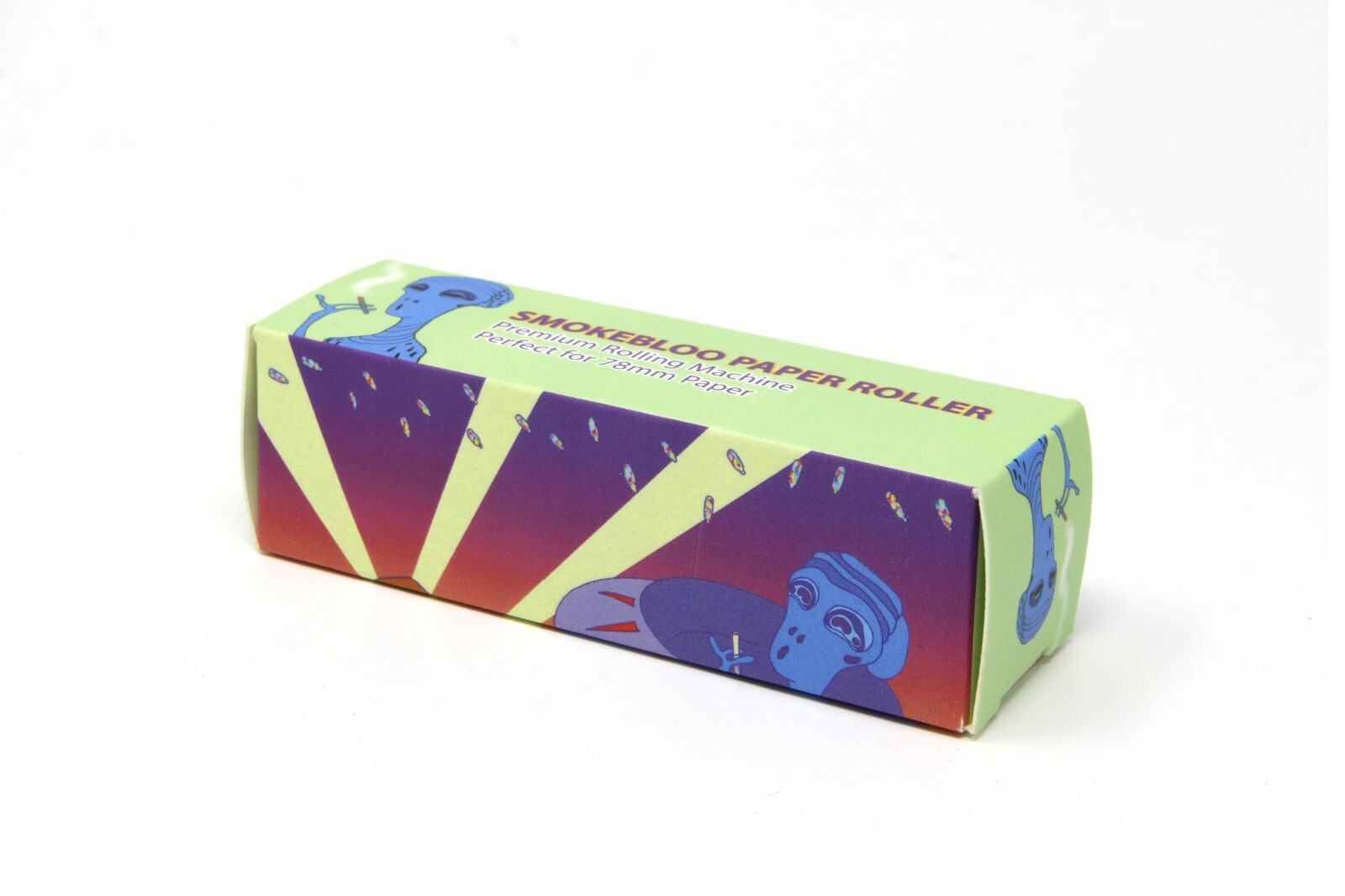 78mm Cigarette Rolling Machine Premium Smoke Bloo Alien by Quik Wikk