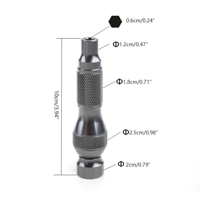 1/4 Inch Hex Quick Change Screwdriver Bit Holder Handle For Torx Security Bits