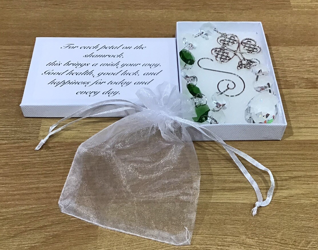Irish Sun Catcher Gaelic Blessing Ireland Eire Friend Birthday Christmas Gift