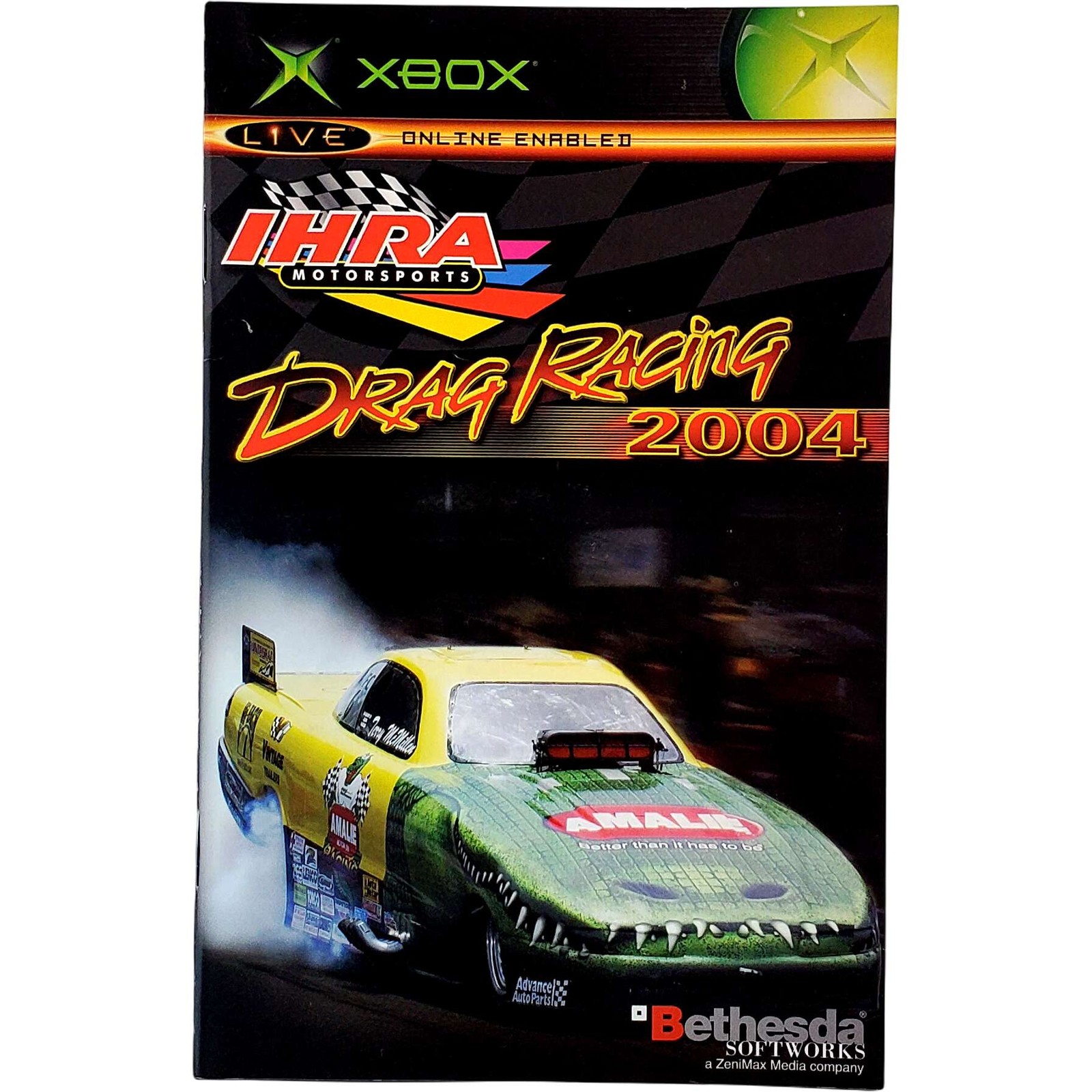 (Manual Only) IHRA Drag Racing 2004 - Microsoft Xbox Excellent Tested Original