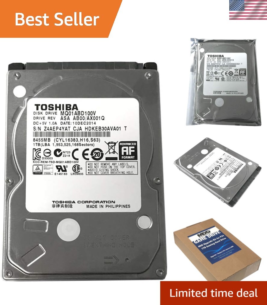 Upgrade Your Gaming: 1TB 2.5” SATA Hard Drive for PS3/PS4 - 3-