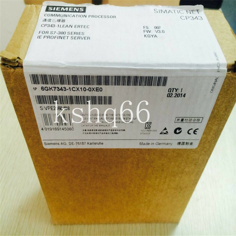 1P Siemens 6GK7343-1CX10-0XE0 6GK7 343-1CX10-0XE0 New Fast Delivery